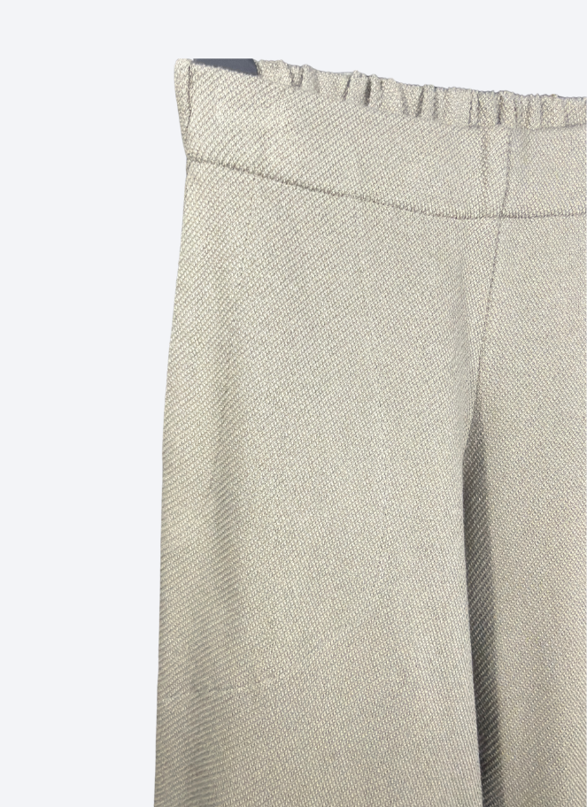 Lotus Eaters Pull On Flared Khaki Pants