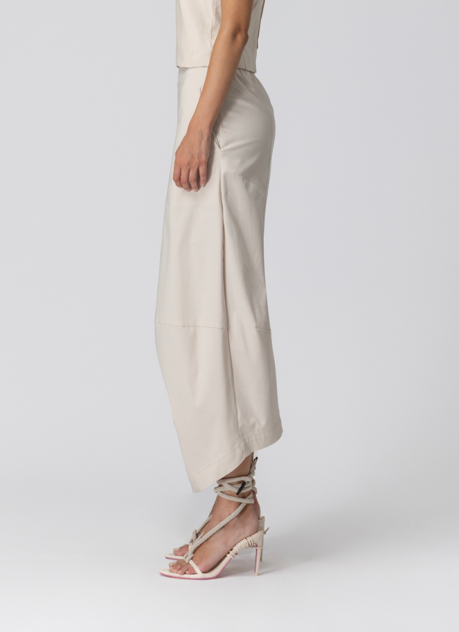 Lotus Eaters Maxi Skirt in Beige