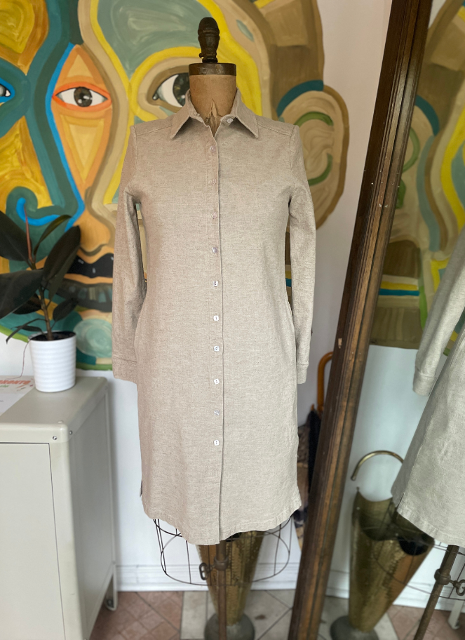 POCKETED JACKET DRESS by Brenda Beddome
