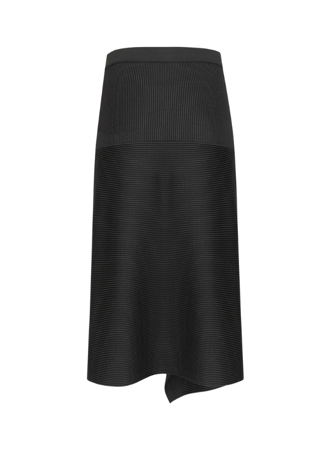 Xenia designer black pull on skirt