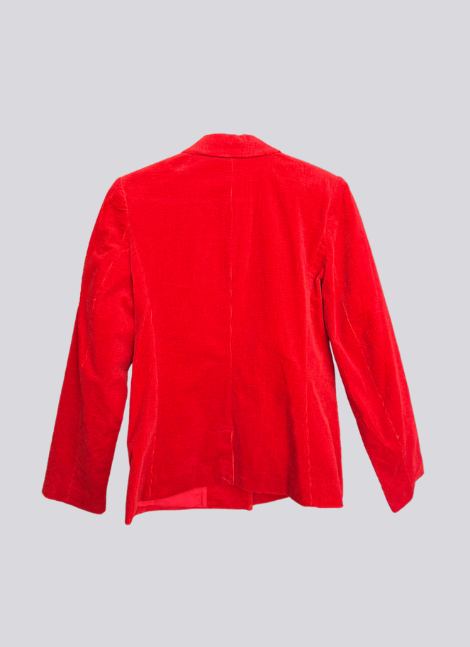 Surkana corduroy red blazer