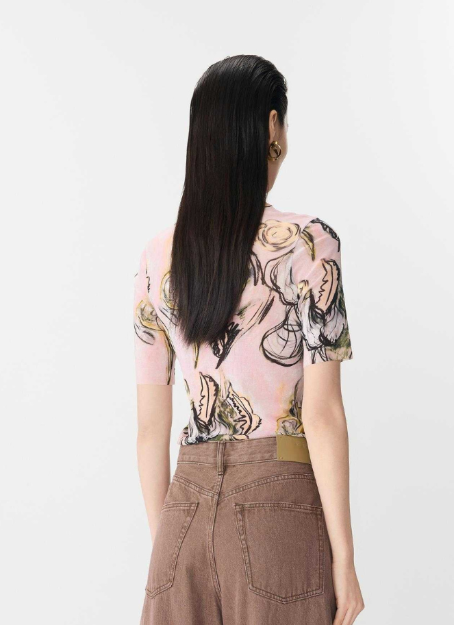 JNBY - Demi Sheer Floral Print T-shirt