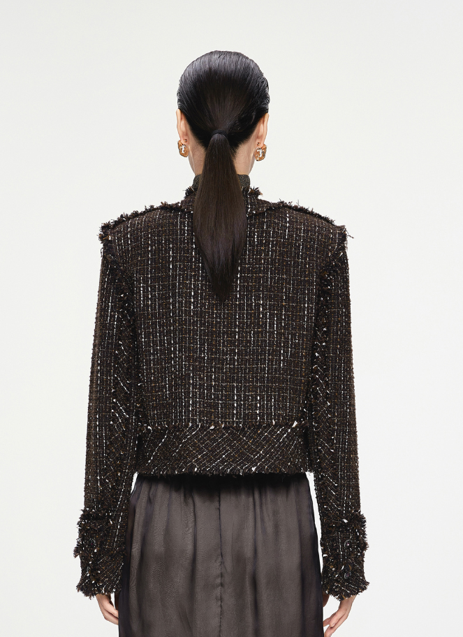JNBY - Retro Tweed Woolen Jacket