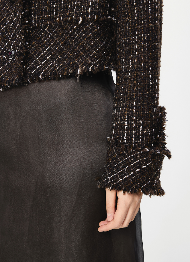 JNBY - Retro Tweed Woolen Jacket