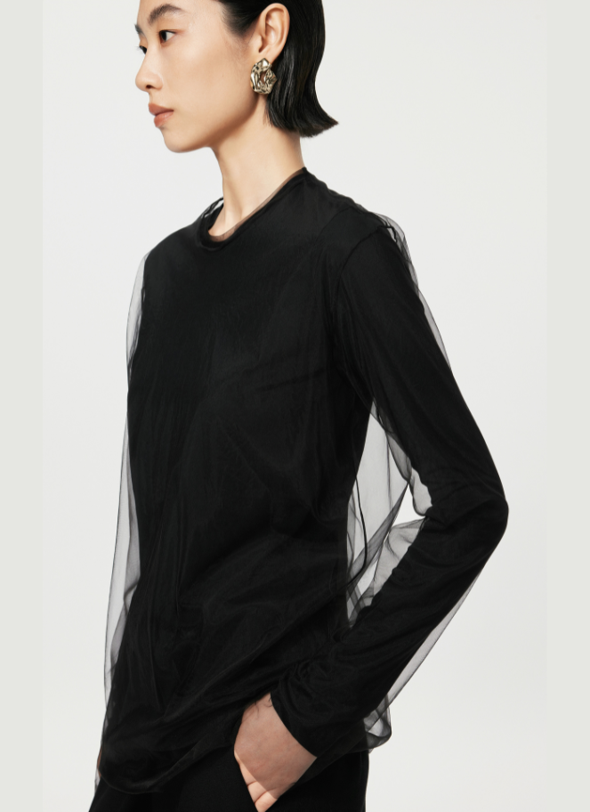 JNBY - Loose Fitting Long Sleeved T-Shirt