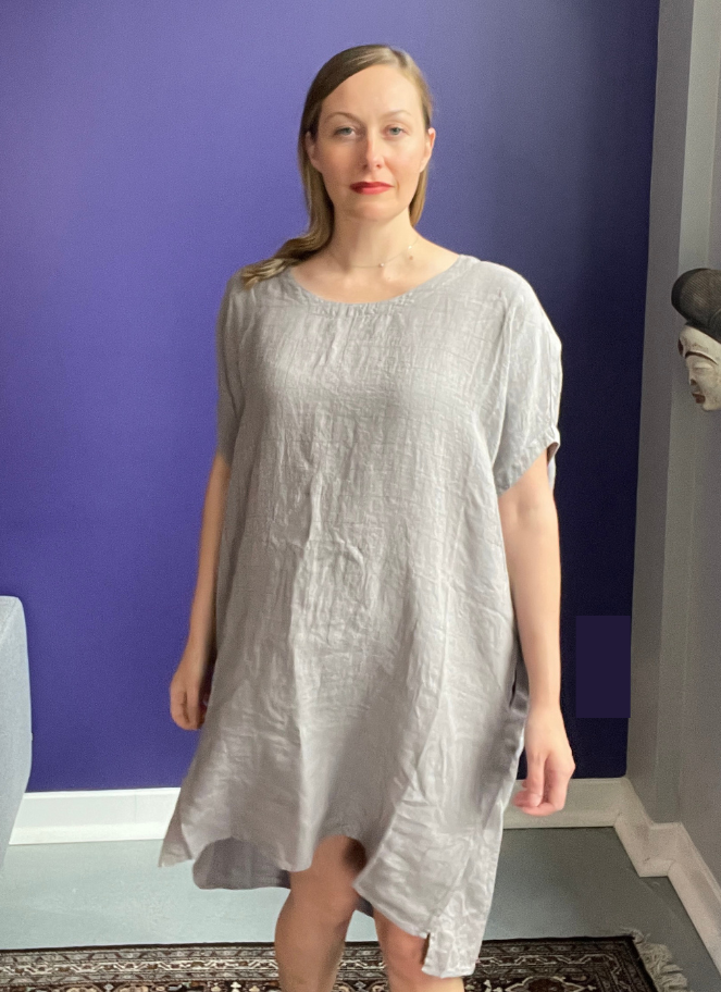 Linen tunic by Mes Soeurs et Moi in taupe