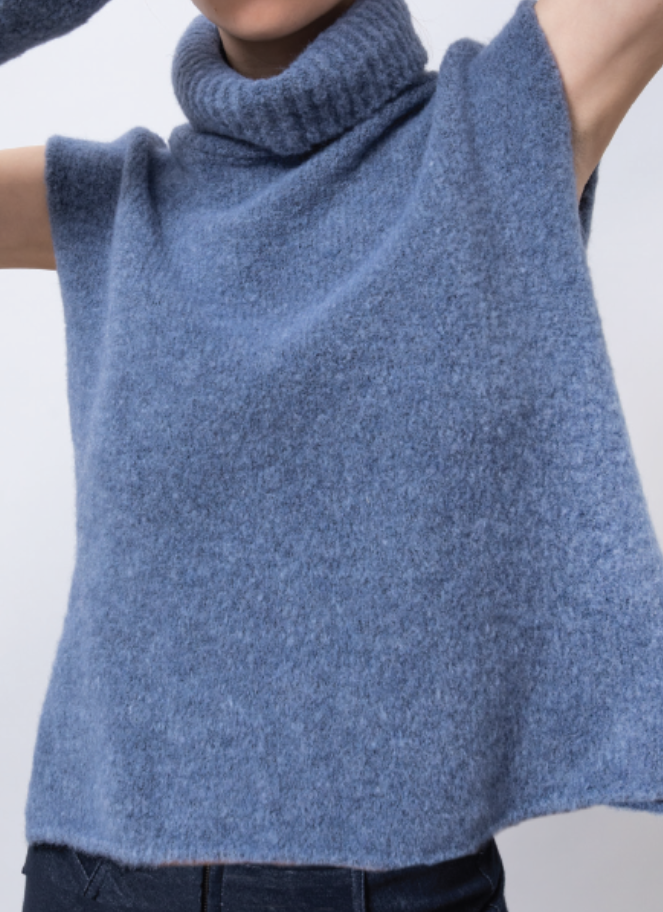 Lotus Eaters Sleeveless Top in Heavenly Sky