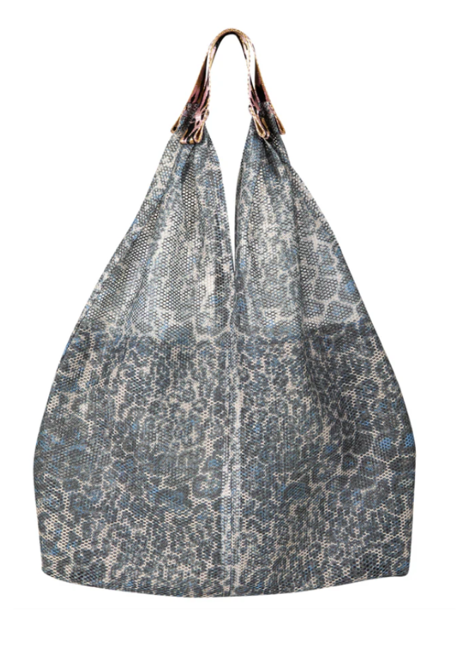 Coster Faded Leopard Print Shoulder Bag