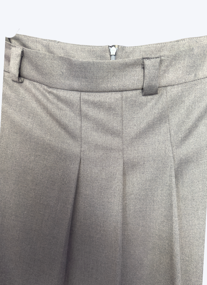 Maria Bellentani high waisted gray midi skirt