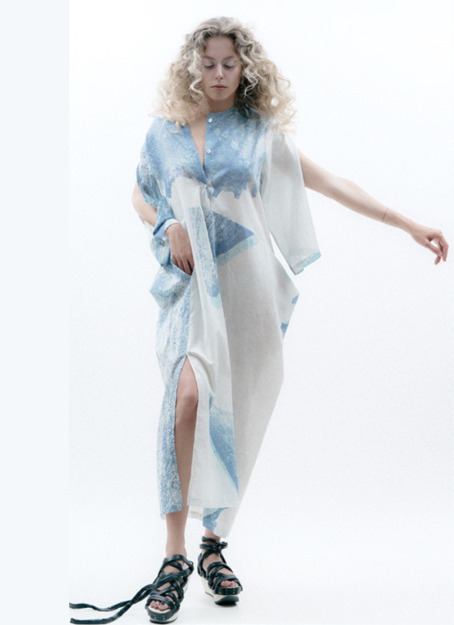 Xenia Design Ziba Dress in grey/blue
