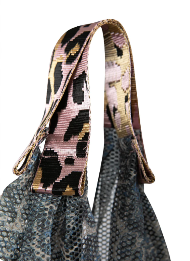 Coster Faded Leopard Print Shoulder Bag