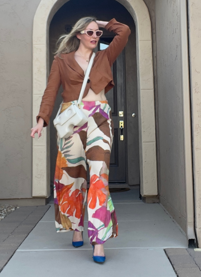 Floral Trousers Outfit Maria Bellentani Floral Pants