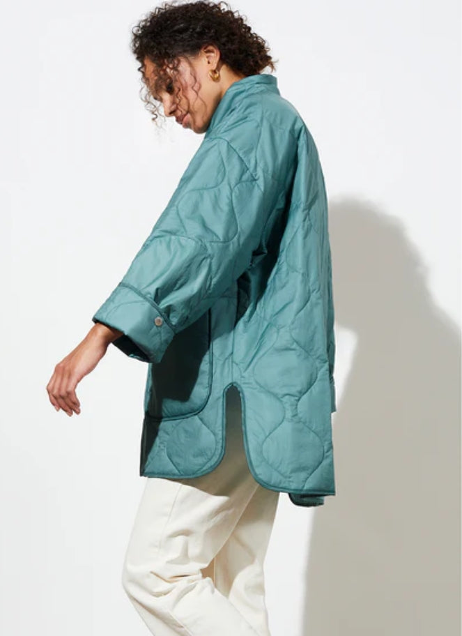 Langer Chen light weight jacket in agave colour