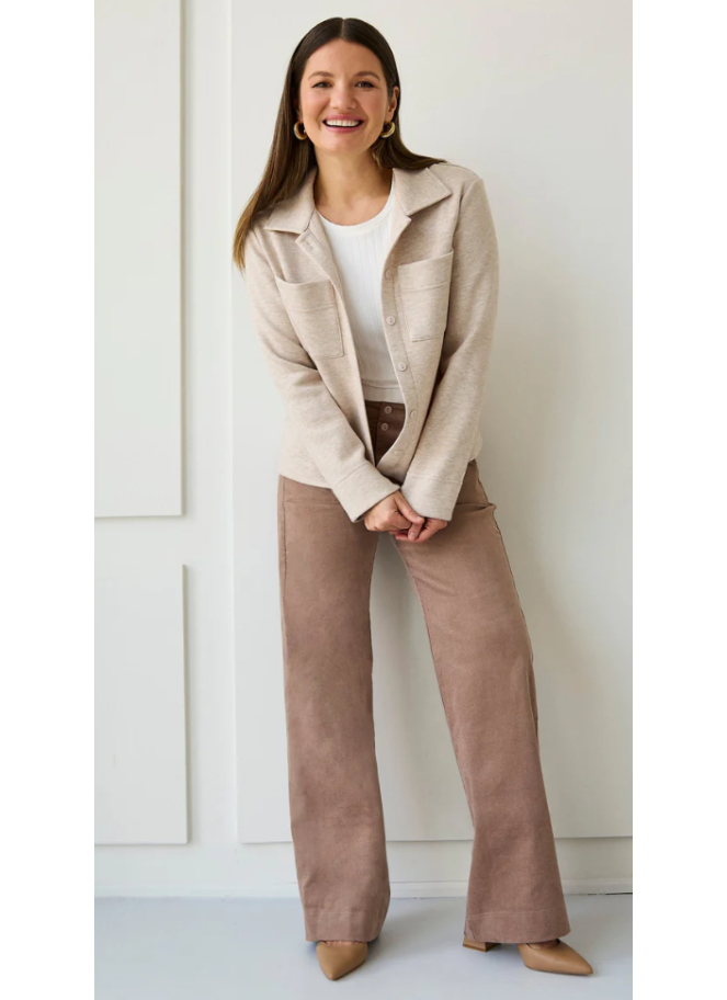 Brenda Beddome Knit Cardigan Jacket in Winter White