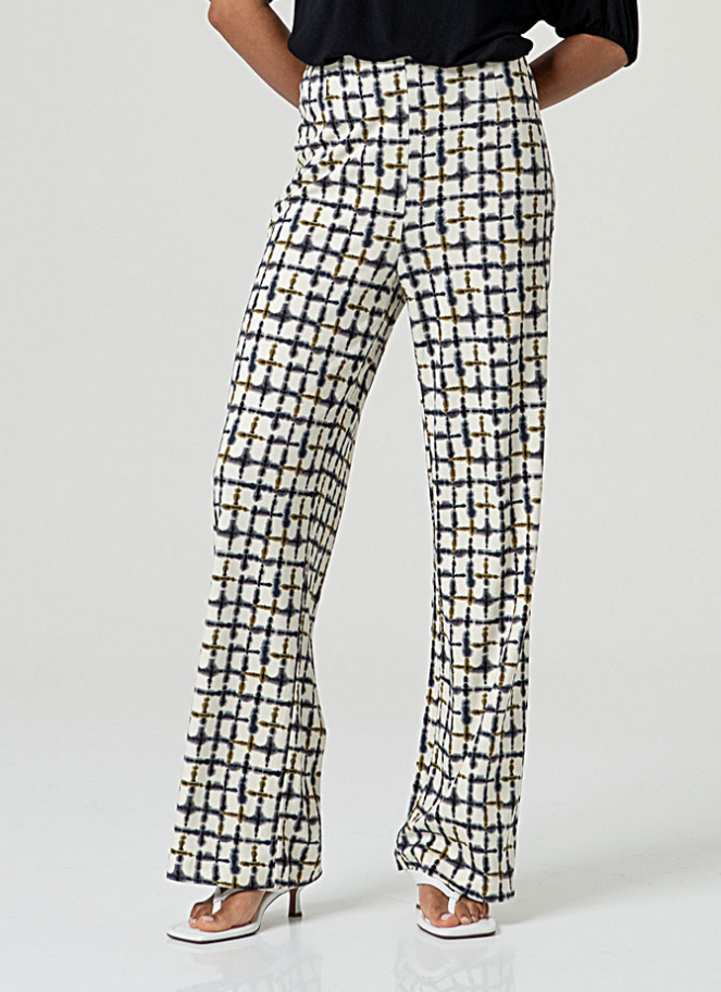 Surkana white printed pants
