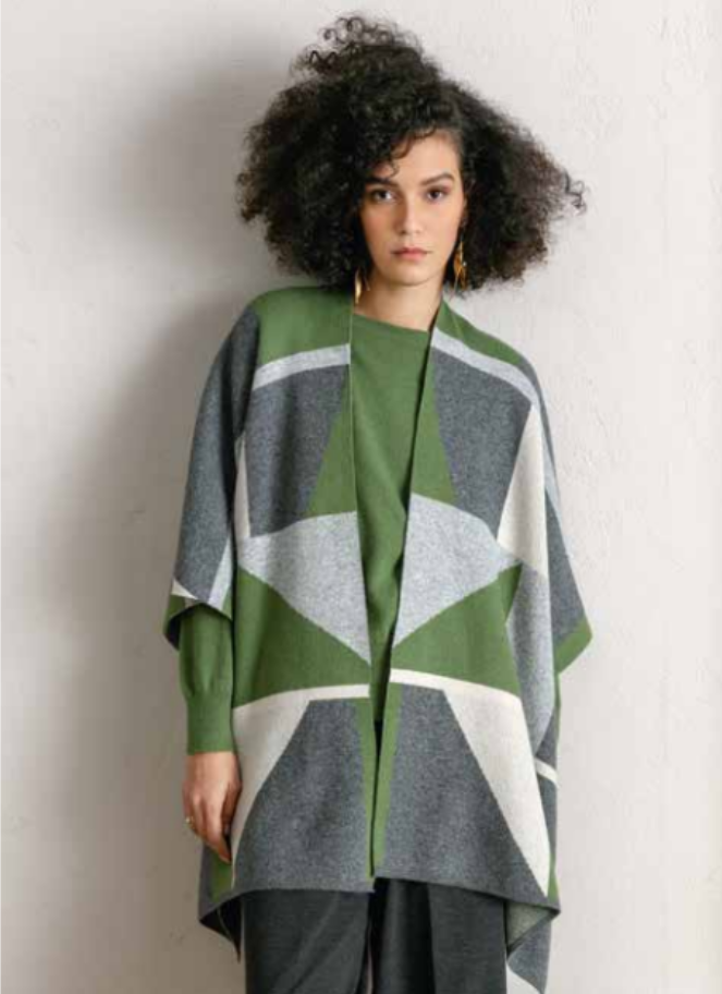 Block Colour Cardigan from Maria Bellentani