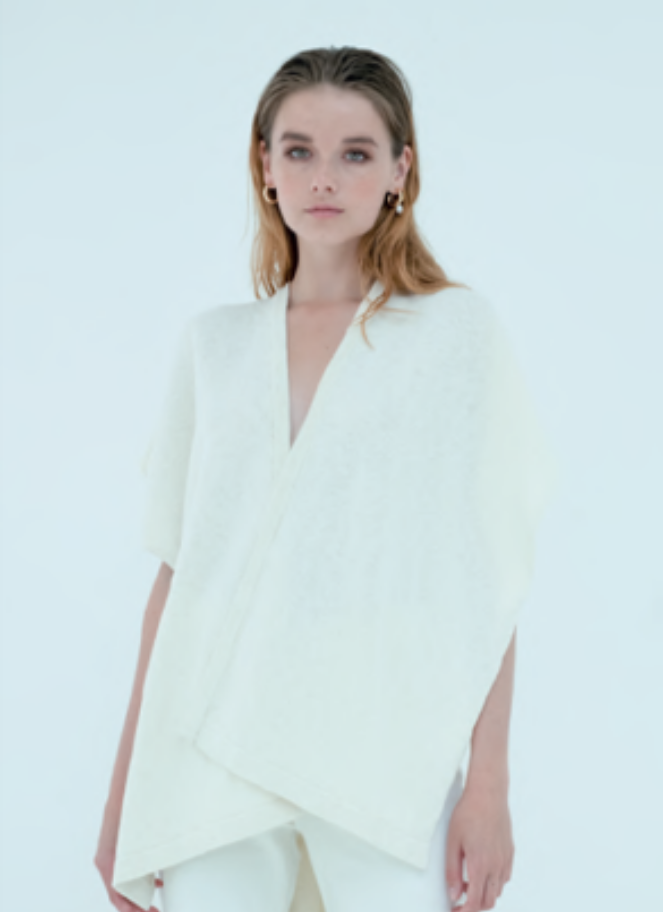 CAPE WITH STRIPE by Eufonia