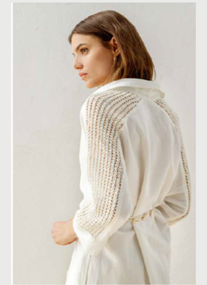 Robe blanche de Maria Bellentani