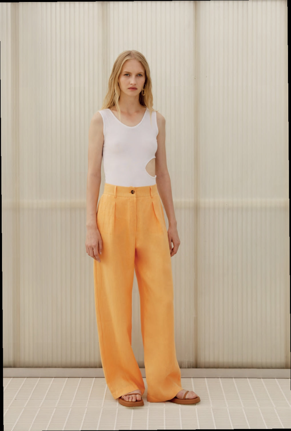 PALAZZO LINEN PANTS by Eufonia