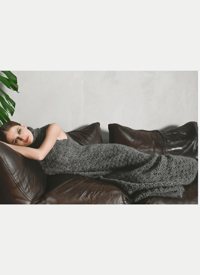 Eufonia long knit dress