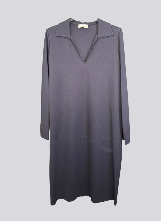 Maria Bellentini Navy collared dress