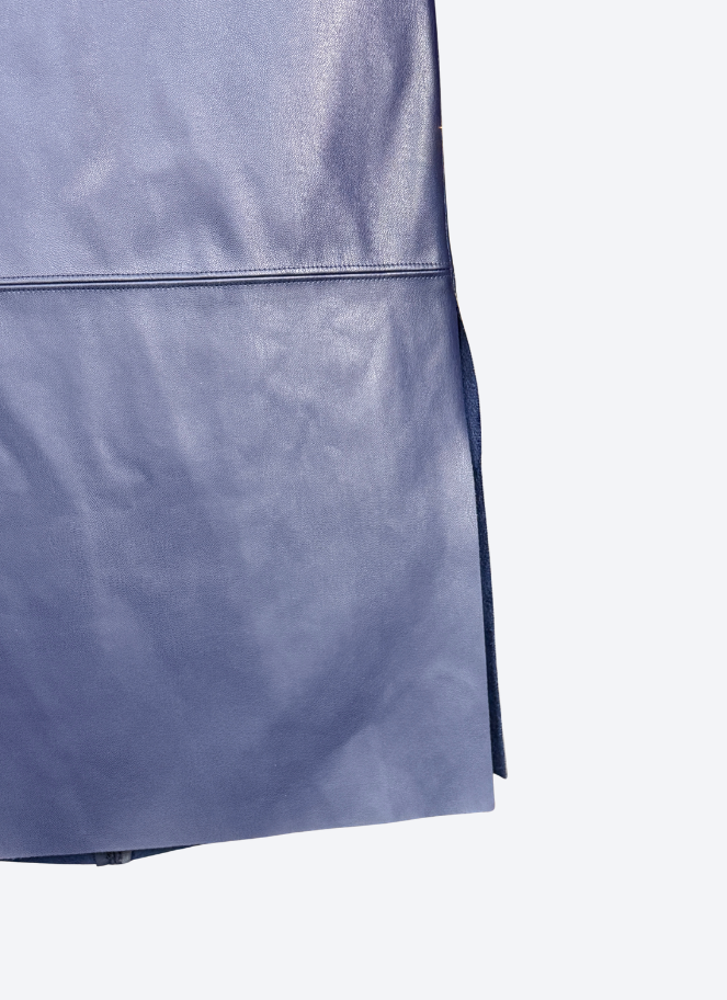 Maria Bellentani Faux Leather Skirt