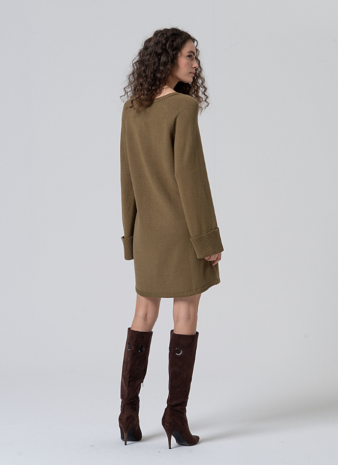 Surkana V-Neck Sweater Dress
