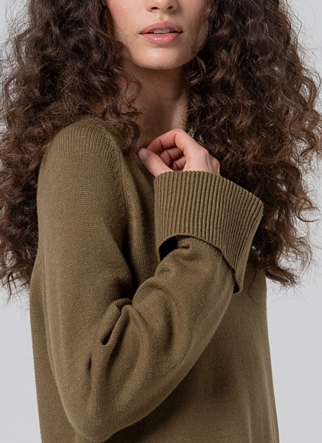 Surkana V-Neck Sweater Dress
