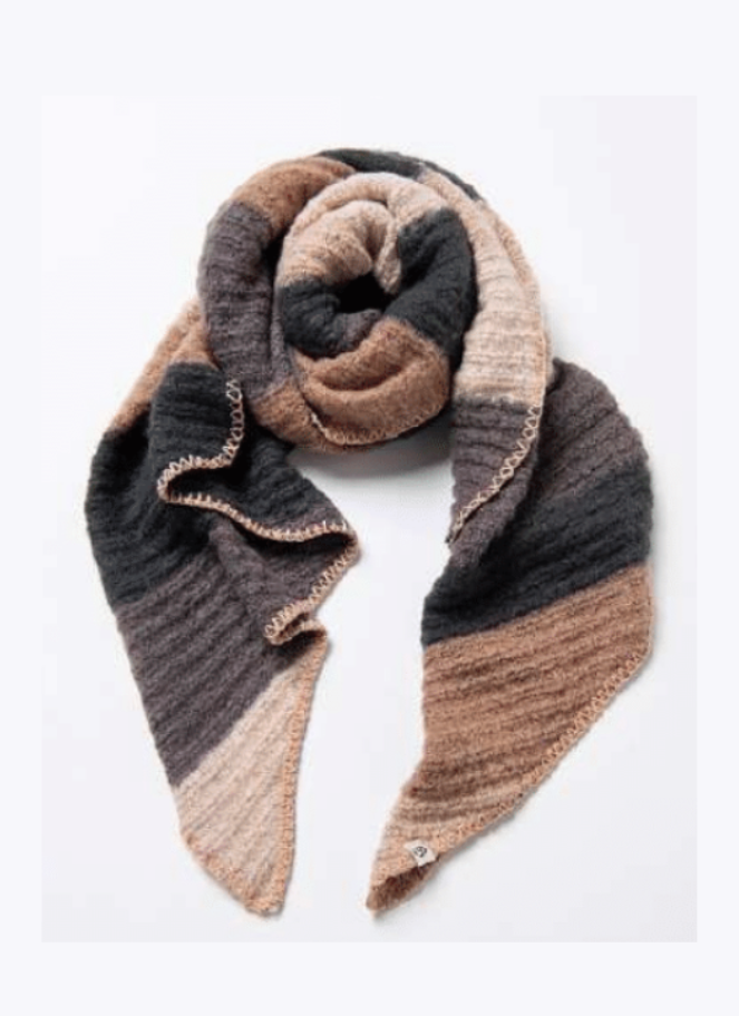 Surkana Colour Block Knit Scarf
