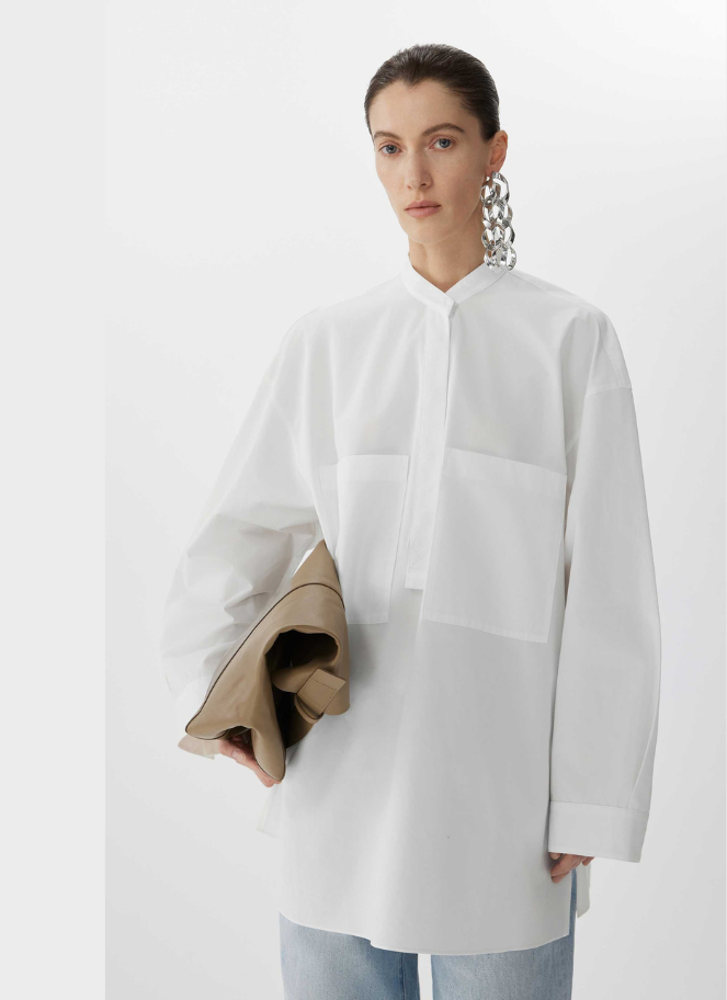 JNBY - Crisp White Oversize Top