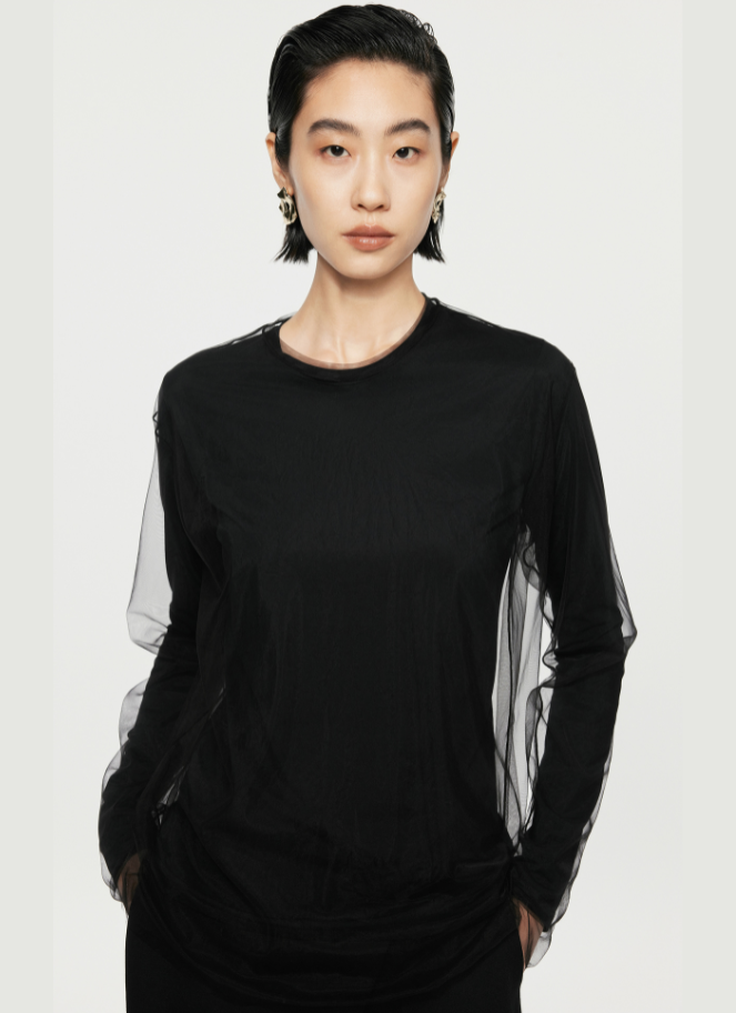 JNBY - Loose Fitting Long Sleeved T-Shirt