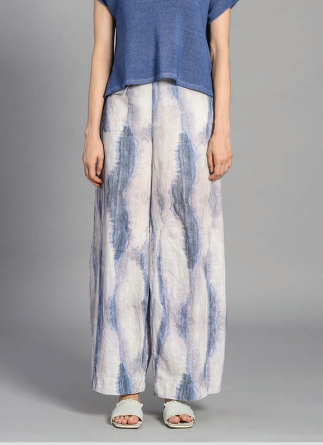 Lotus Eaters tie dye style linen pants
