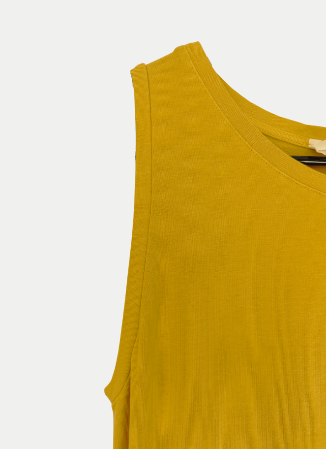 Neirami / Modula Maxi Tank Dress in Mustard