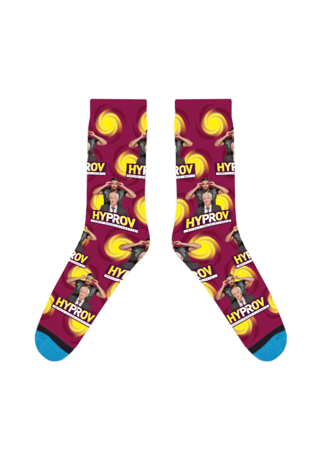 Hyprov Logo Print Socks