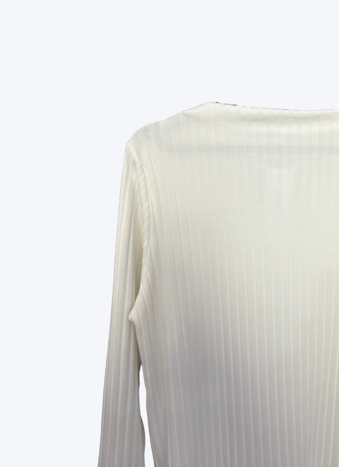 Brenda Beddome Ribbed top in ivory
