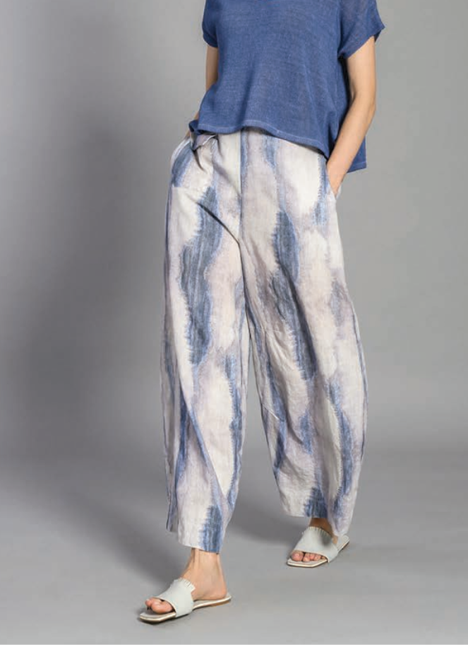 Lotus Eaters tie dye style linen pants
