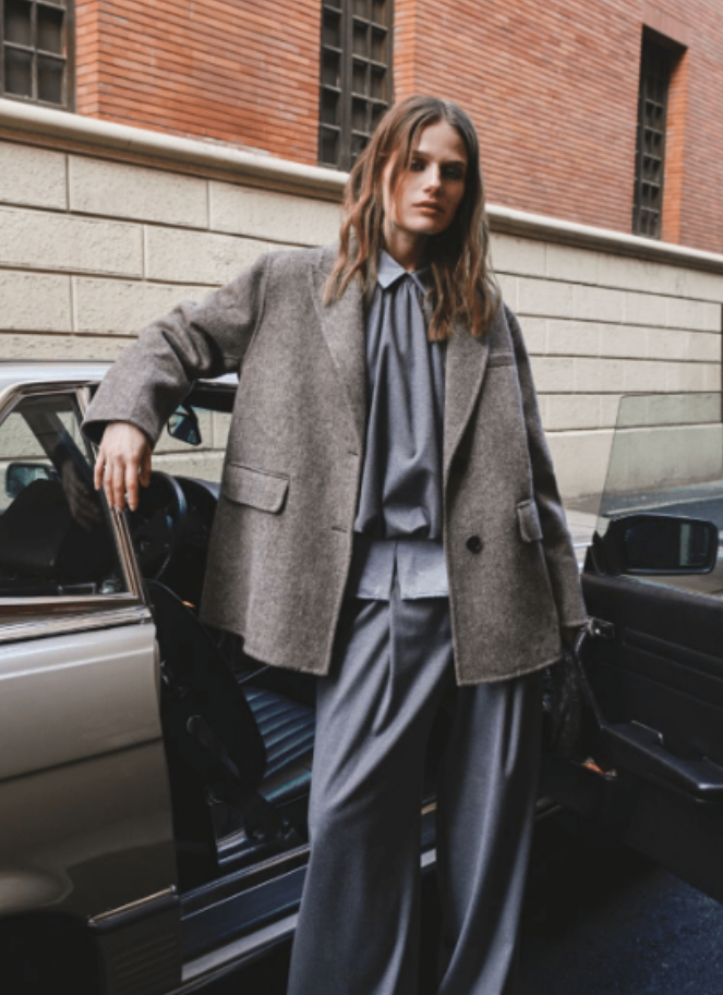 BLAZER EN LIN PALAZZO par Eufonia