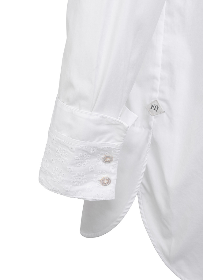 Fil Noir Nora shirt in white