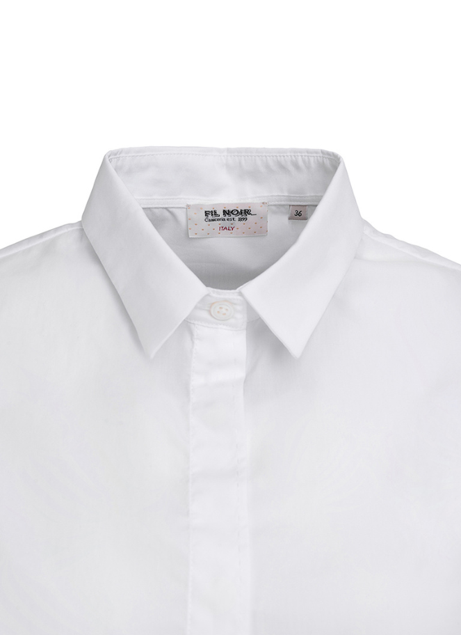 Fil Noir Nora shirt in white