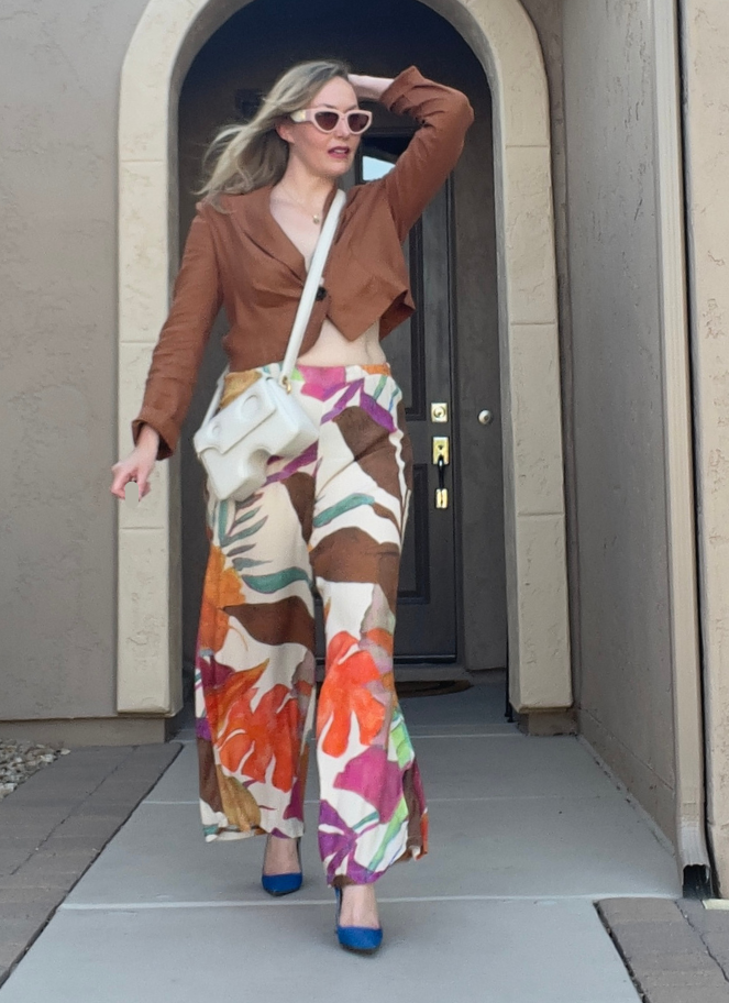 Maria Bellentani floral pants