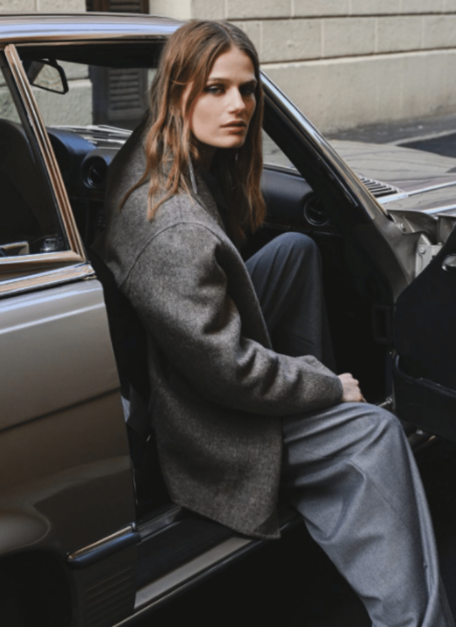 BLAZER EN LIN PALAZZO par Eufonia