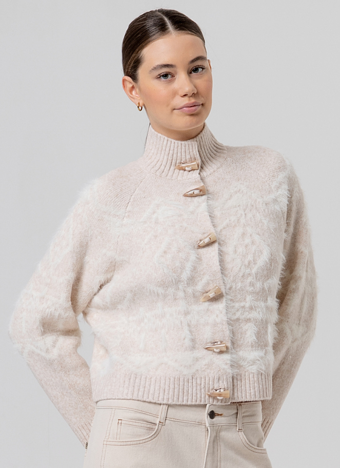Surkana Fireplace Neckline Jacket