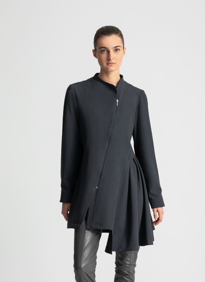 Lotus Eaters Asymmetric Pleated Tunic
