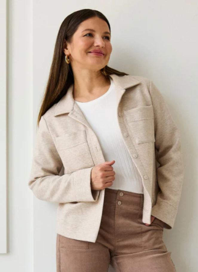 Brenda Beddome Knit Cardigan Jacket in Winter White