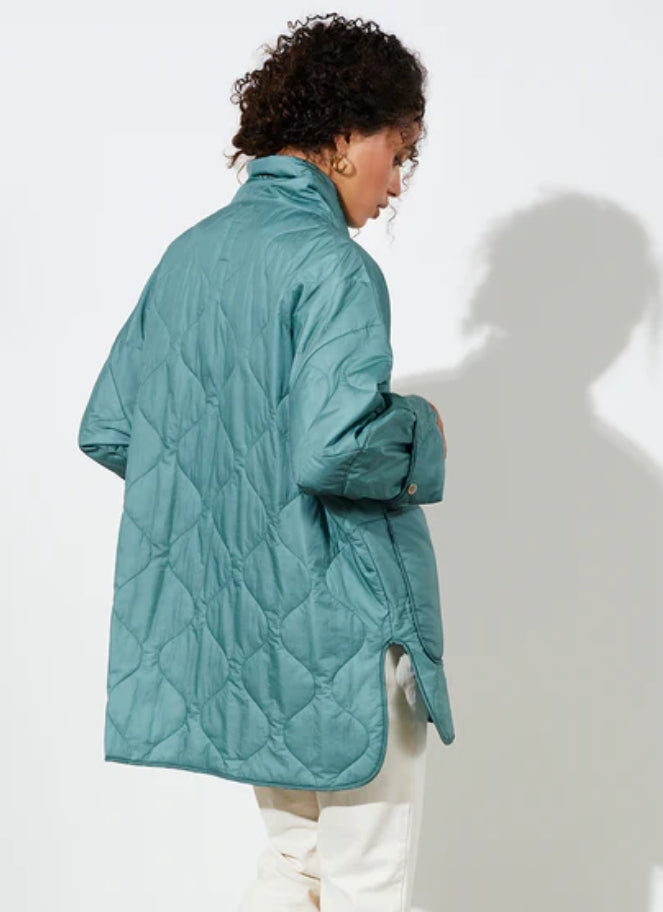 Langer Chen light weight jacket in agave colour