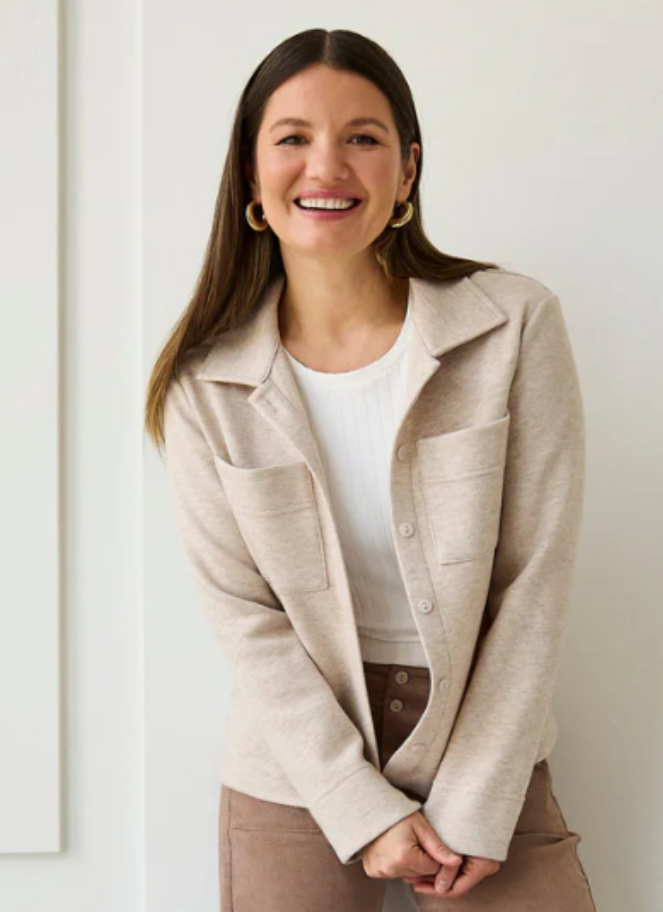 Brenda Beddome Knit Cardigan Jacket in Winter White